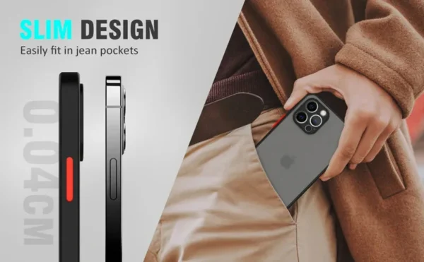 Luxury Non-Slip iPhone Case Shock Proof Matte - Image 23