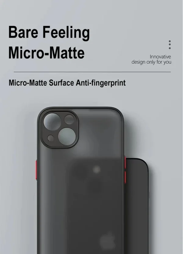 Luxury Non-Slip iPhone Case Shock Proof Matte - Image 17