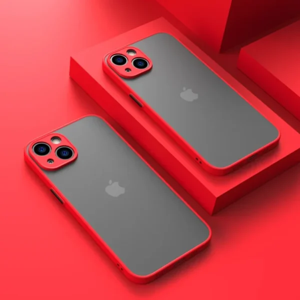 Luxury Non-Slip iPhone Case Shock Proof Matte - Image 31