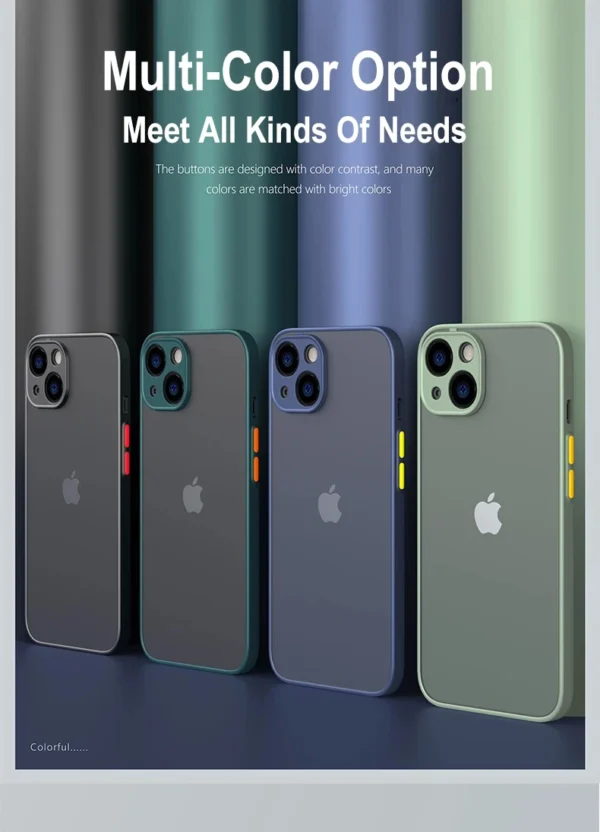 Luxury Non-Slip iPhone Case Shock Proof Matte - Image 16