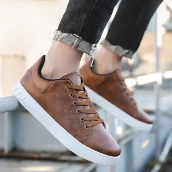 Classic Men Leather Shoes - Image 3