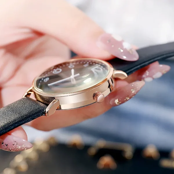 Fashion Leather Strap Women's Watch - Image 6