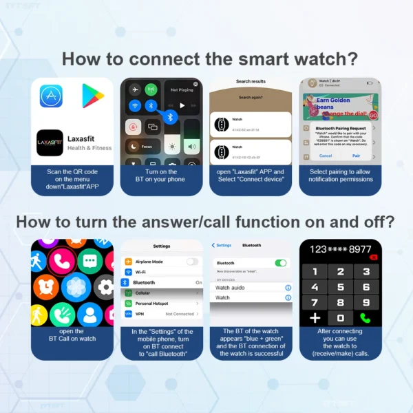 Men's, Women's and Kid's Smartwatch - Image 15