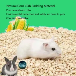 Natural Corn Bedding for: Hamsters, Rabbits and Guinea Pigs