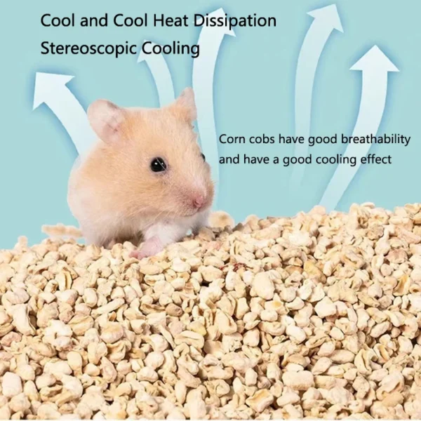 Natural Corn Bedding for: Hamsters, Rabbits and Guinea Pigs - Image 4